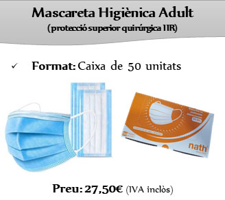 1 mascareta higienica adult