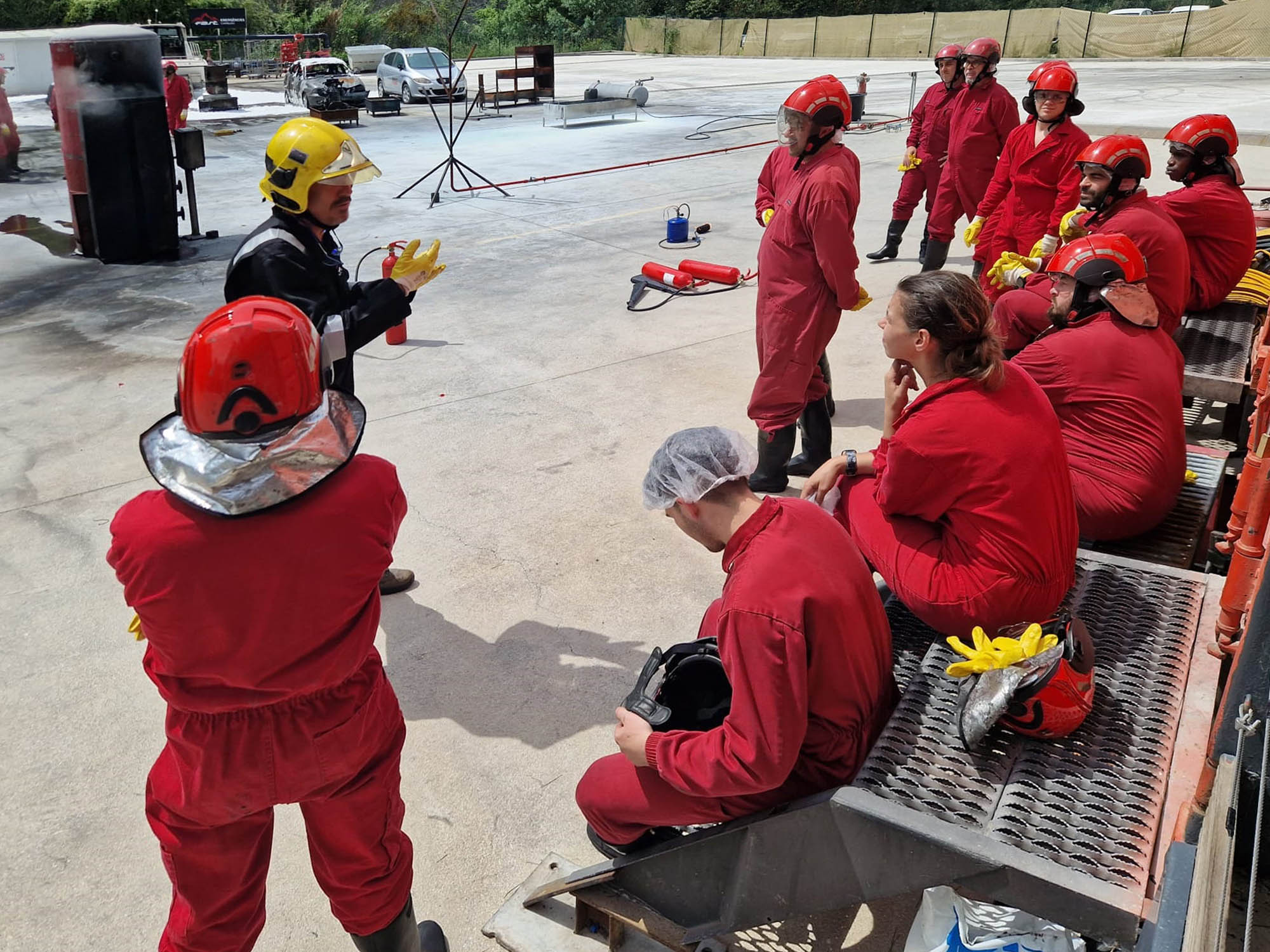 equip extinció incendis