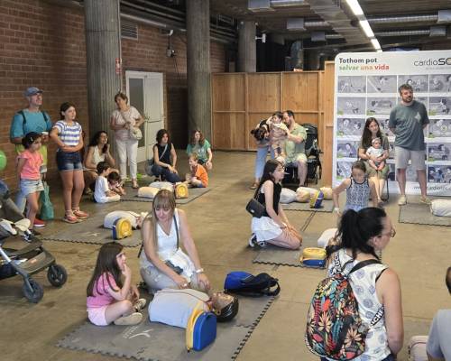 Festivalot 2025: Cardiosos ensenya a salvar vides a grans i petits.